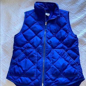 J.Crew Royal Blue Puffer Vest